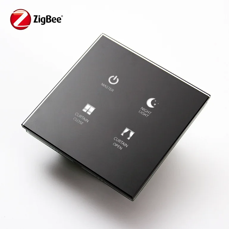 Световой вентилятор для штор tuya zigbee умный сенсорный выключатель с