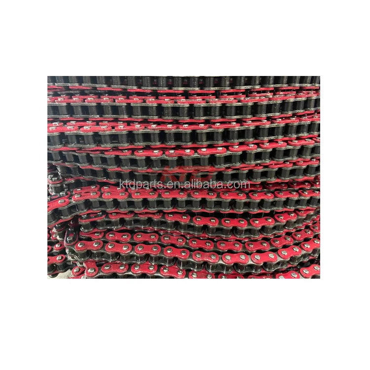 Colored Roller Drive Chain Extremely Durable Performance 420 428 428h 520 530 Motorcycle Chain