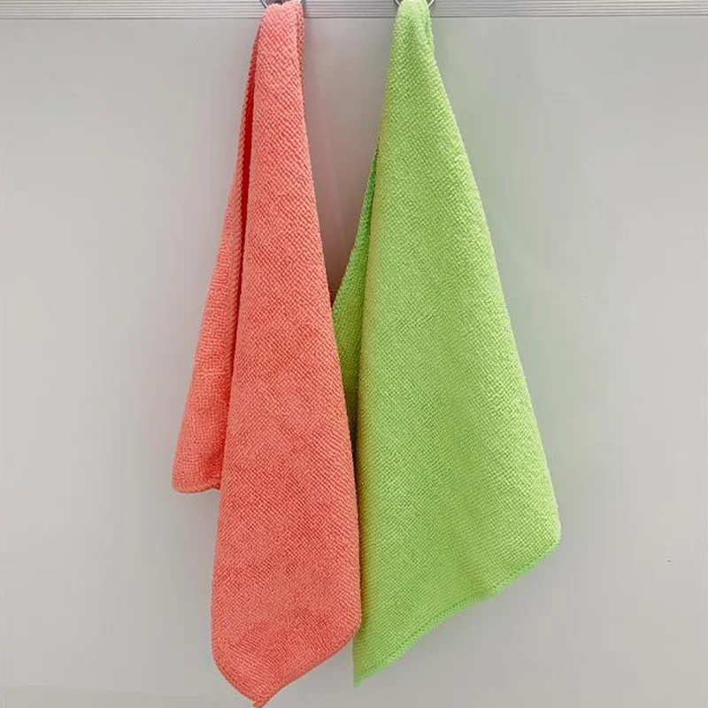 Changshu Manufacturer Cheap Super Absorbent Microfiber Washcloth Kitchen Duster Cleaning Cloth