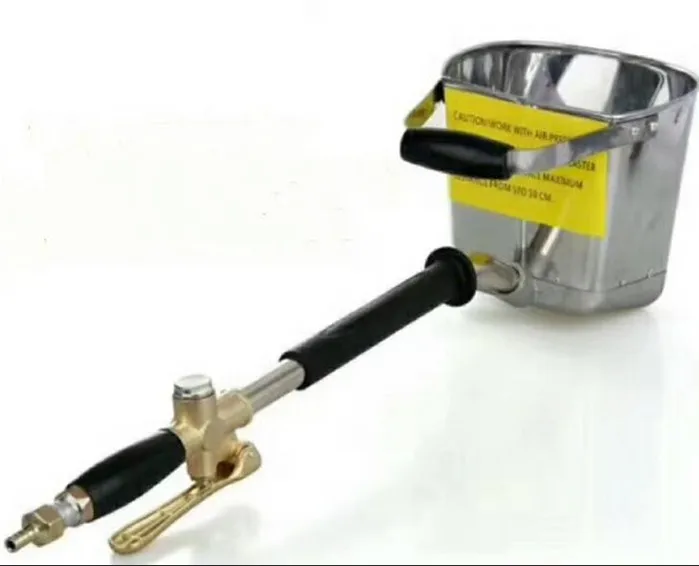 Plaster, cement mortar, scoop-type handheld small spray gun, construction site coating