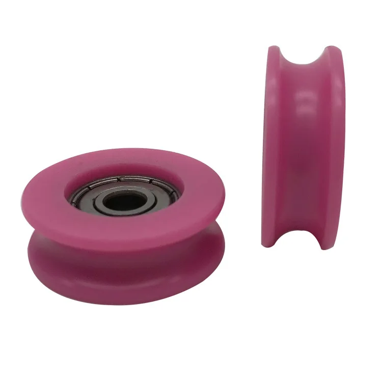 Plastic Sliding Roller Wheel 625z Bearing U Shape Pulley Wheel for Door and Window