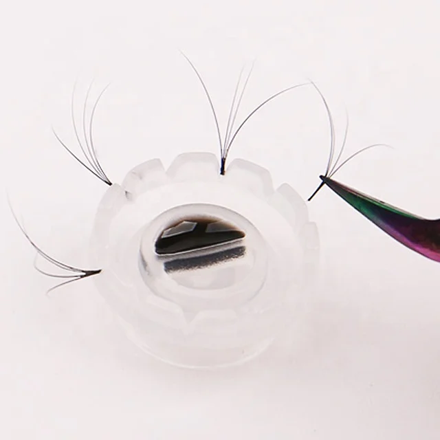 Wholesale Eyelash Extension Tools Easy Fan Eyelash Glue Holder Flower Glue Cup For Eyelash Extension Glue Holder
