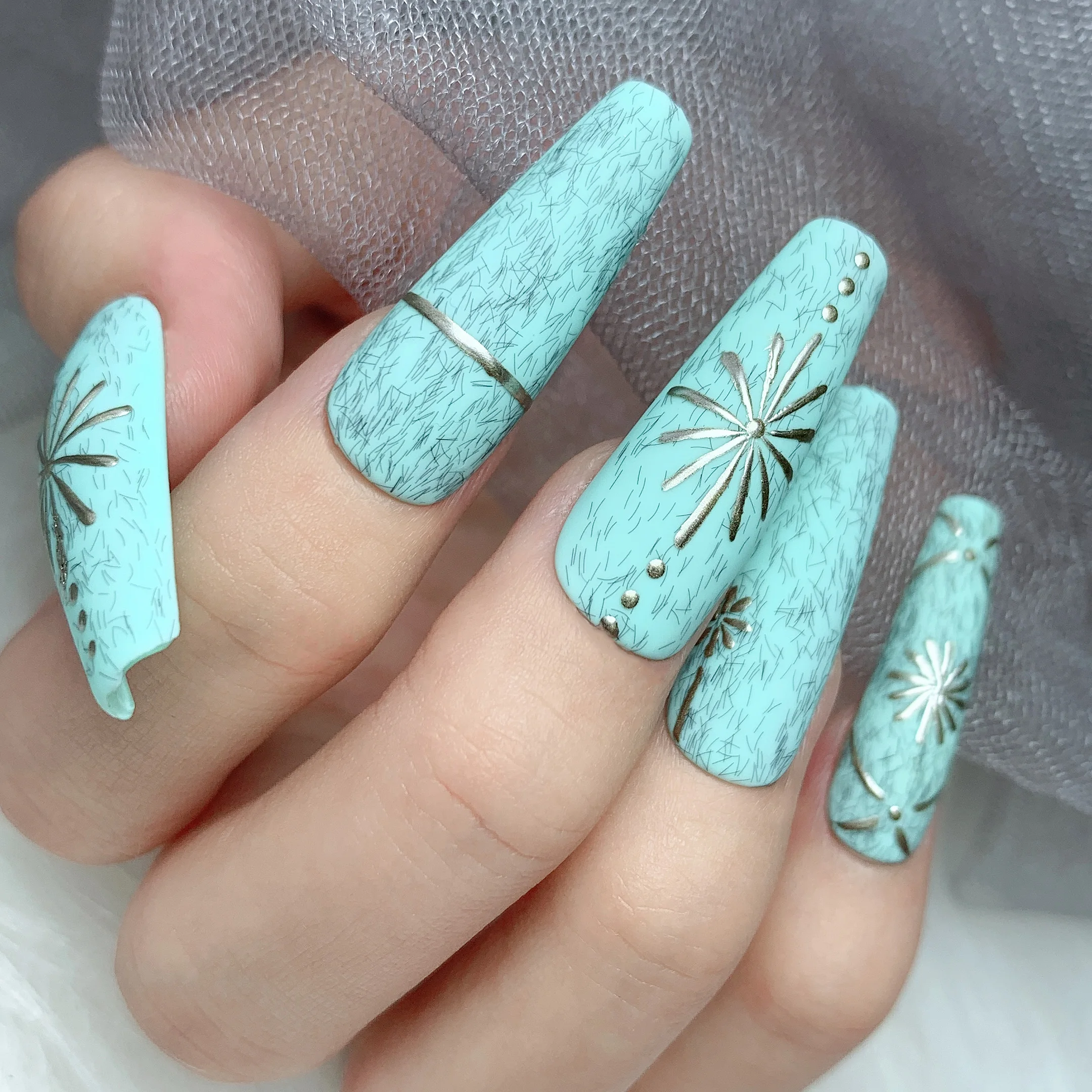 Tenteu Free Sample Private Label Metal Emboss Gel 5g UV/Led Gel Nail Polish For Salon low MOQ