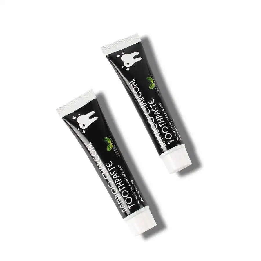 Activated Bamboo Charcoal Whitening Toothpaste with Natural Mint Freshness and Detoxifying Properties