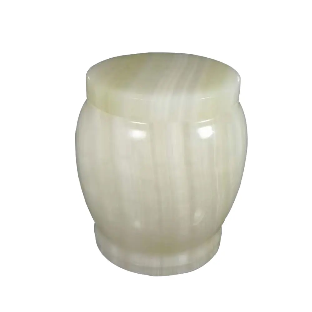 High Quality Cream color Marble Stone Urn Excellent Quality Storage Granite Stone Urn