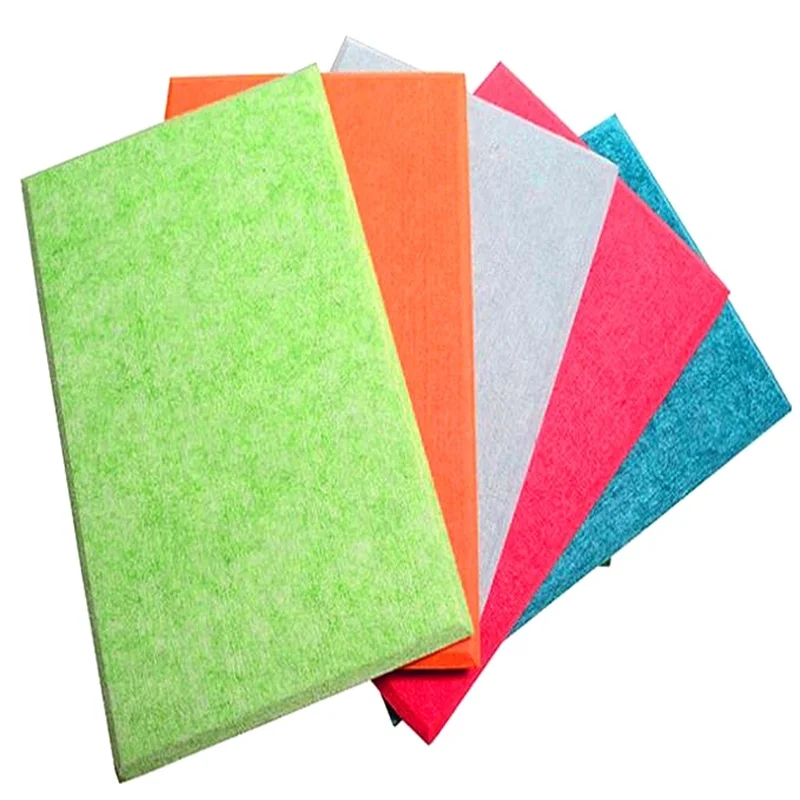 Экологичная акустическая панель из полиэстера, звукопоглощающие настенные панели