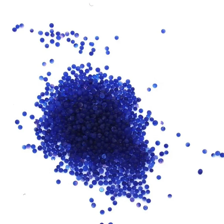 China manufacturer wholesale best price 2-4mm 3-5mm blue silica gel desiccant