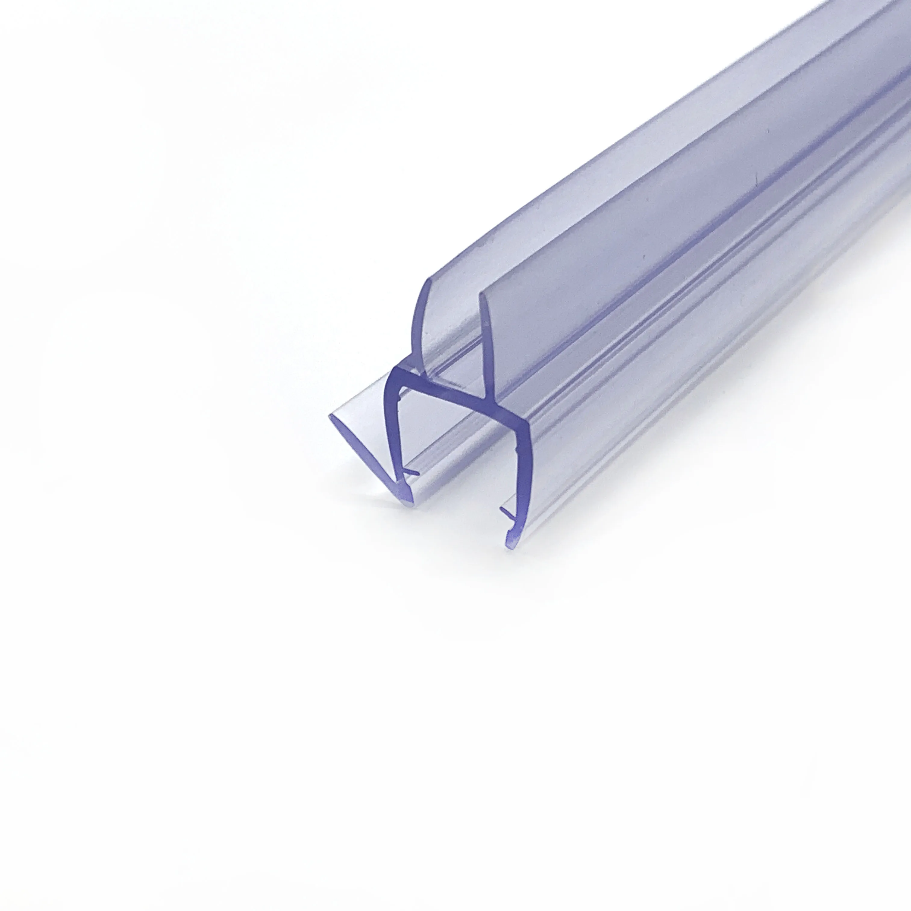 Wholesale Waterproof Clear Plastic Edge Sealing Strip for Shower Glass Door PVC Glass Strip