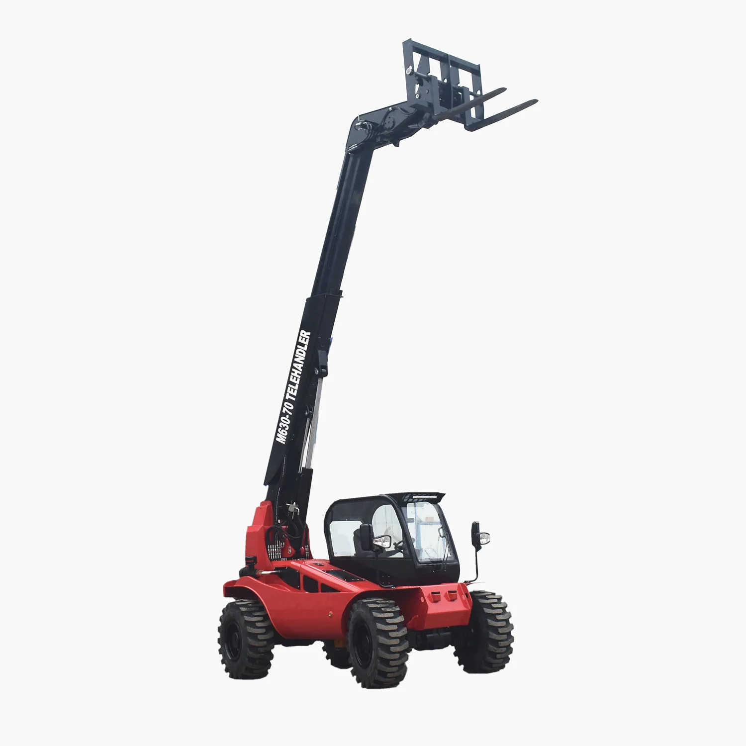 Germany Weidemann type Euro 5 telehandler forklift with tyre handler and material bucket for sale