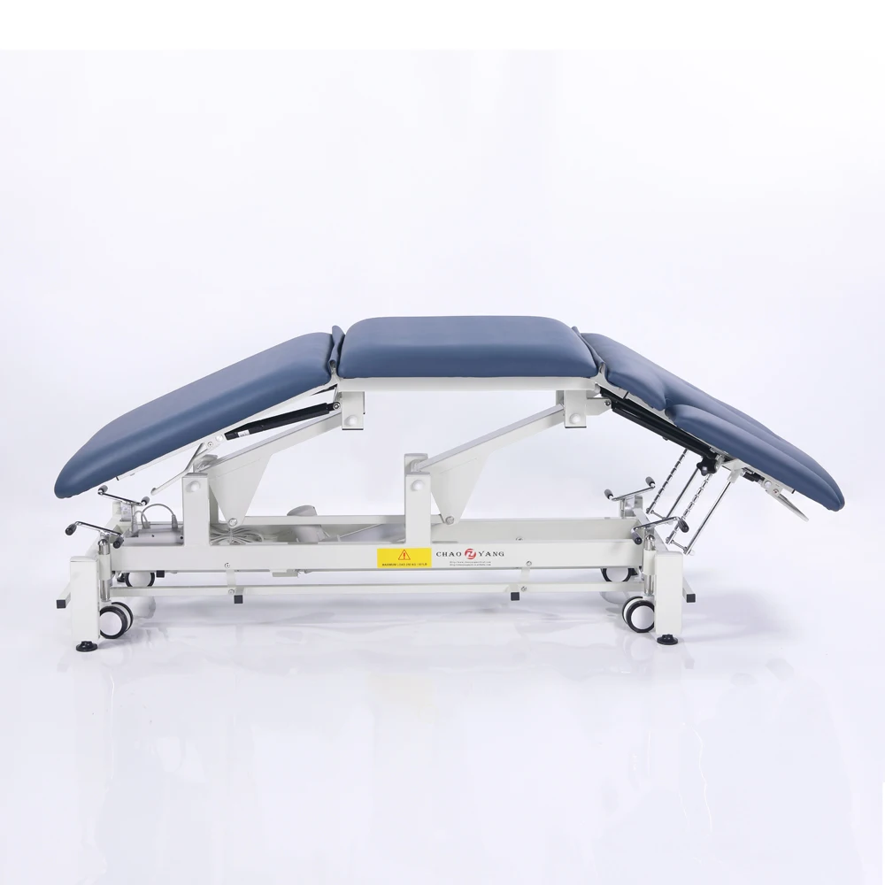 Chiropractic Table 5 Section Electric Physio Bariatric Couch Treatment Couch Physiotherapy Bed for Massage and Examination