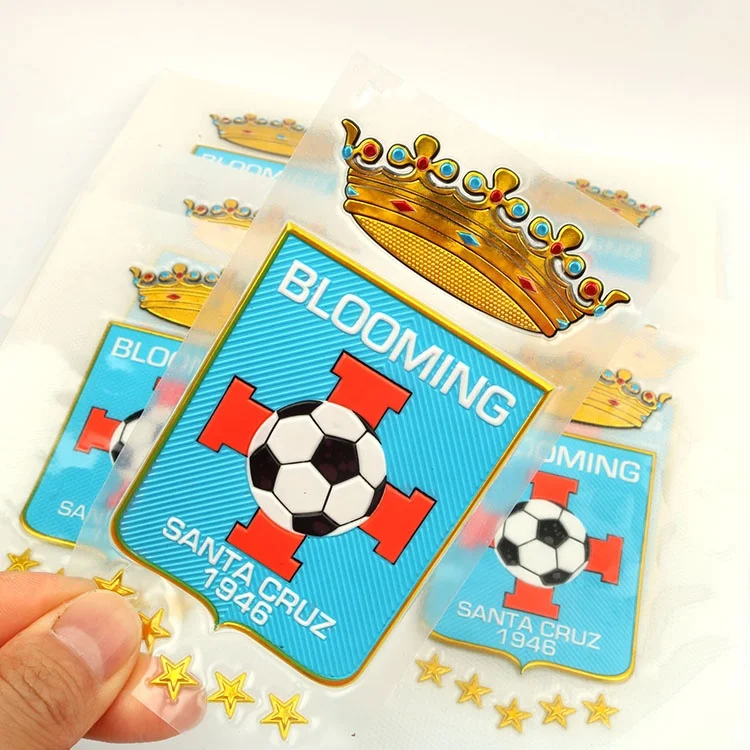 Customized Gold Metallic Clothing Logo Printing Branding Iron on Rubber TPU Embossed Clothes Patches for Sports Wear