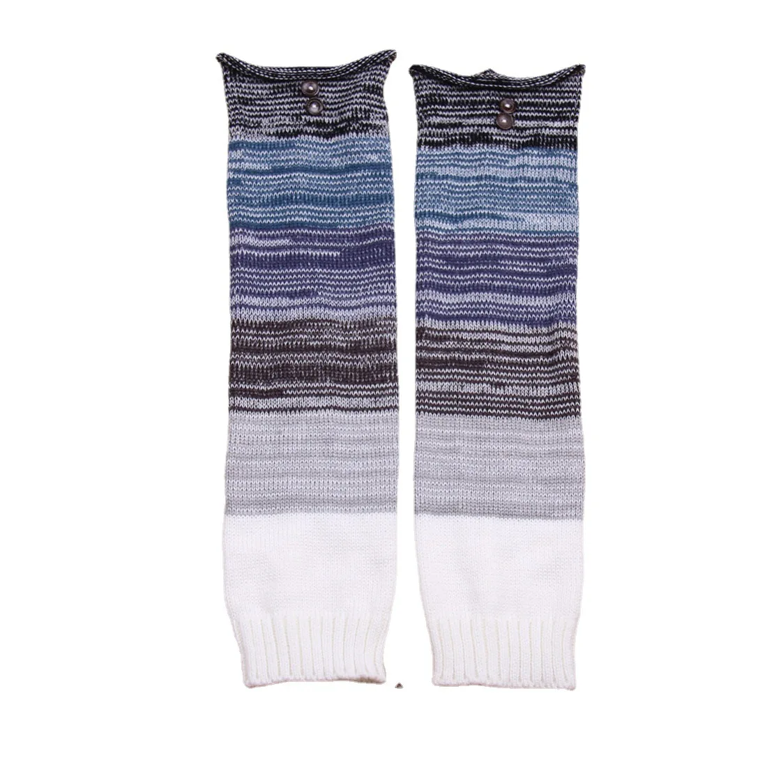 Knitted Colored Spliced Stay Warm Leg Warmers  Ankle Socks Foot Cover Fashion Women Accessories