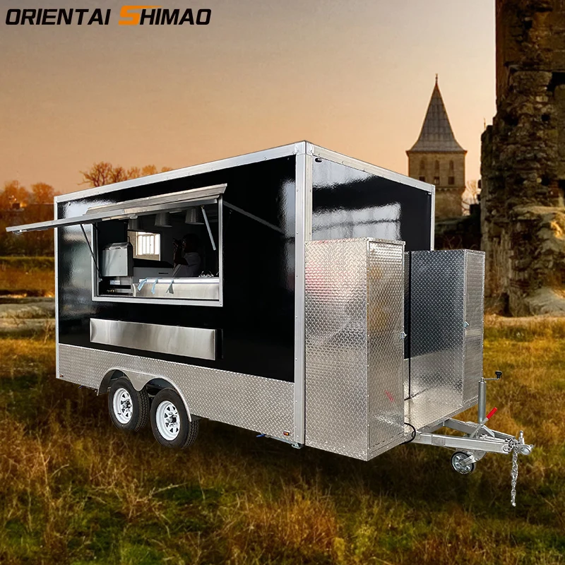 Oriental Shimao Deep Fryer Food Trailer Australian Standard Fast Truck for Sale Usa