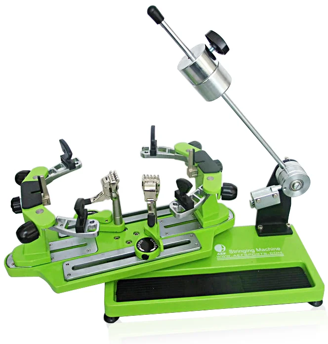 Universal badminton tennis racket table manual threading machine,