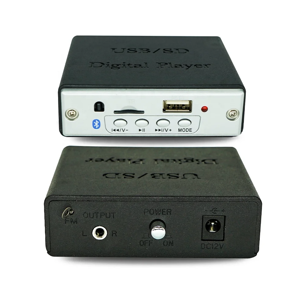 JQ MP3 Player Bluetooth Music Player Box MP3 Module USB Kit Decoder board 12V