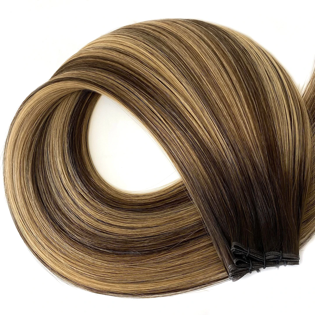 2024 new design Invisible Genius Hair Weft Extension New Weft Hair Thin Soft Light Invisible Can Be Cut No Return
