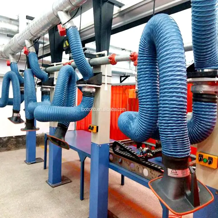 flexible exhaust fume extractor hood arm dust collector arm welding fume extraction arm manufacturer