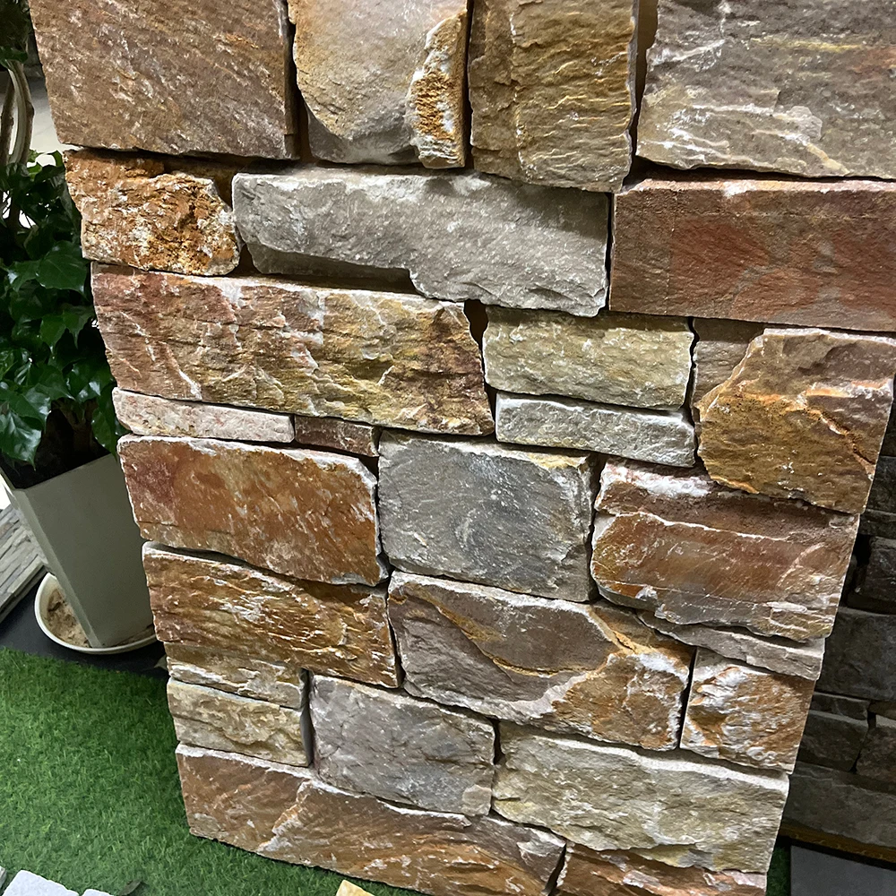 Natural Culture Stone Wall Decoration Cladding Slate Wall Tile