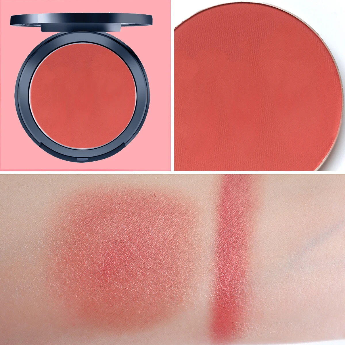 Muting Waterproof Custom Cheek Blusher Palette Powder Soft And Delicate Makeup Blush Packaging Blush Private Label