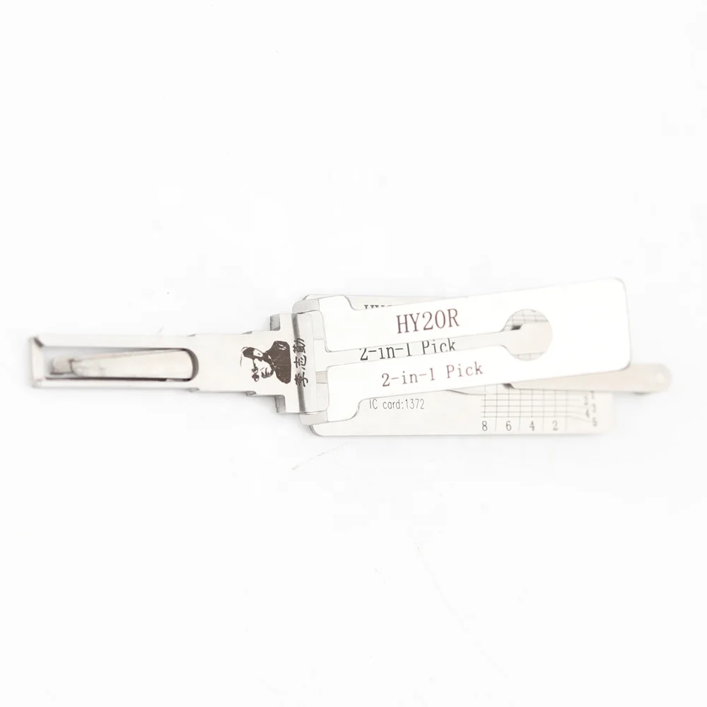 LISHI HY20R 2 IN 1 apply to Hyundai Open Car Door Locks Decoder Unlock Tool and Locksmith Supplies LISHI HY20R HY18R 2 in 1 Pick