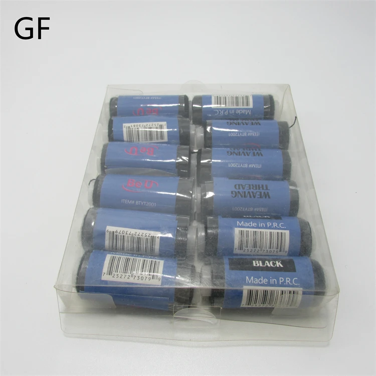 Factory Supply Household 12pcs Pack 200yards Per Spool 202 100% Polyester Cotton Sewing thread For Sewing