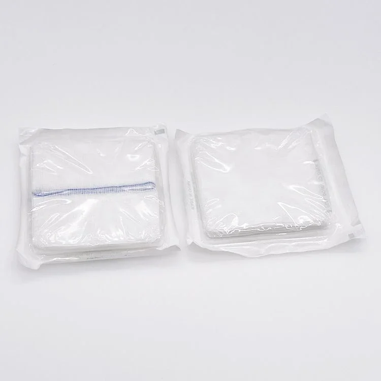 10x10cm Surgical Medical Sterile Softness Absorbent Pads Dressing Dental Compresses Gauze Swab