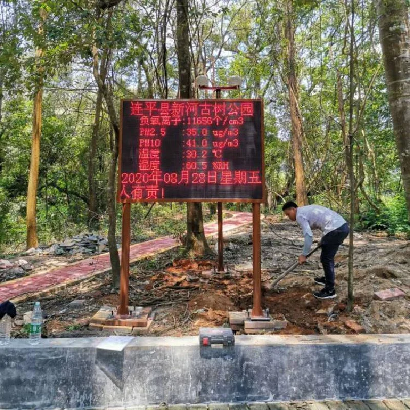 New Listing scenic spot air negative oxygen ion online monitoring system Negative  detector Atmospheric environment