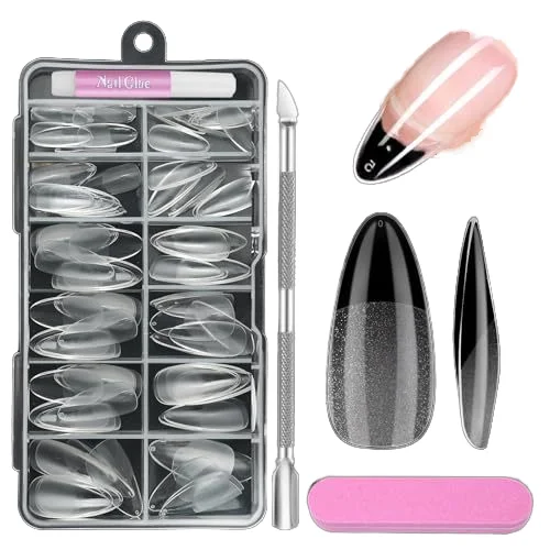 100 шт./коробка шпильки квадратной формы для ногтей