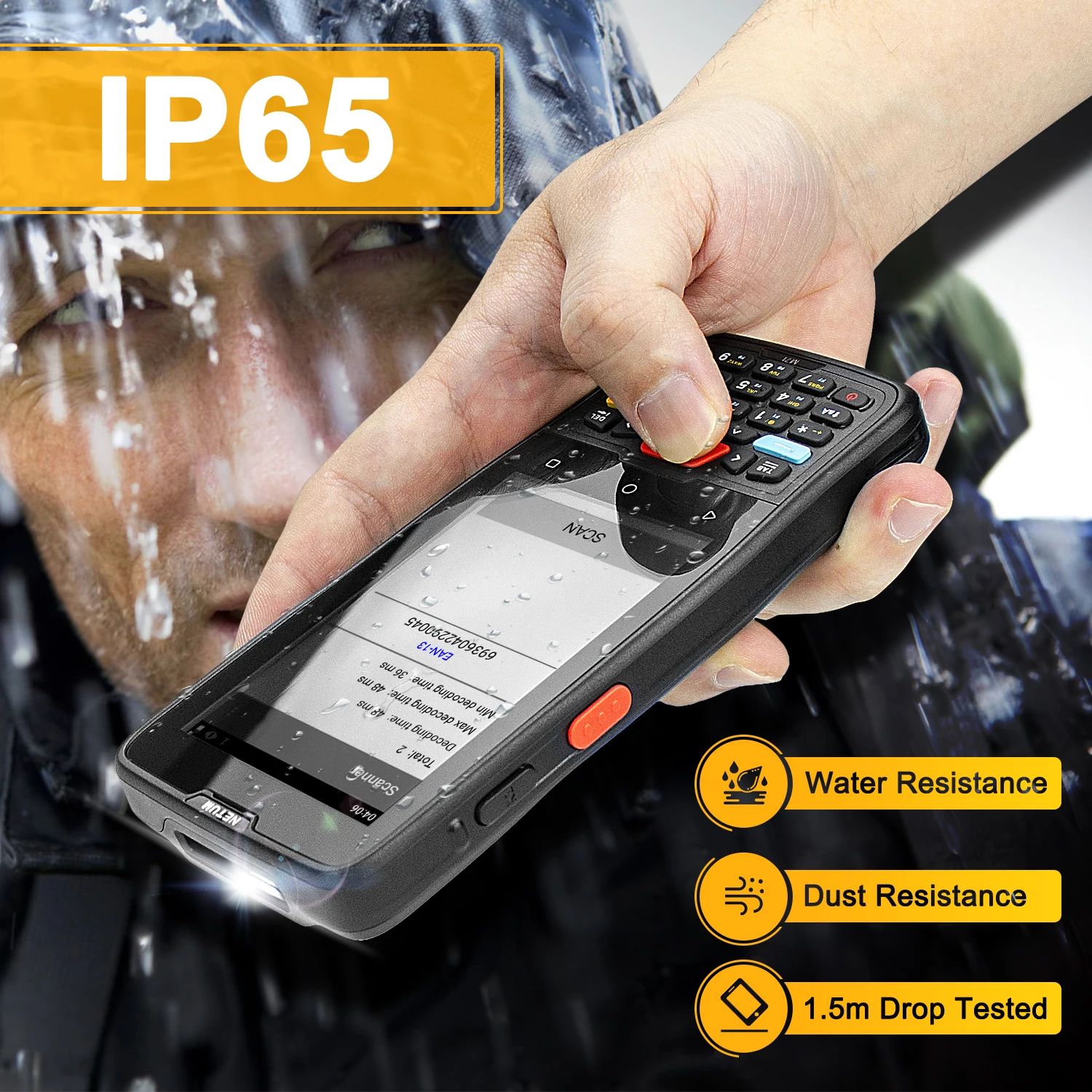 NETUM Rugged M71 цифровой компьютер с клавиатурой PDA Android 9 0 портативный мобильный телефон pda сканер