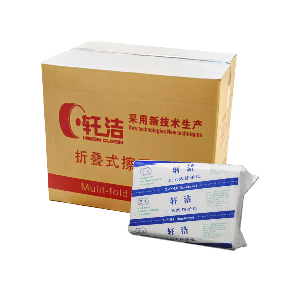Wholesale Restaurant Paper Towel Sanitary Hand Paper Multifold Disposable Hand Towel 200 sheets x 20 packs