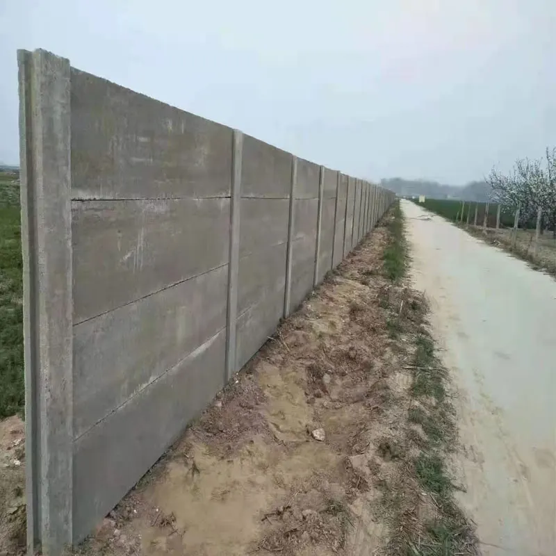 Precast concrete boundary wall machine for making concrete fence wall and columns