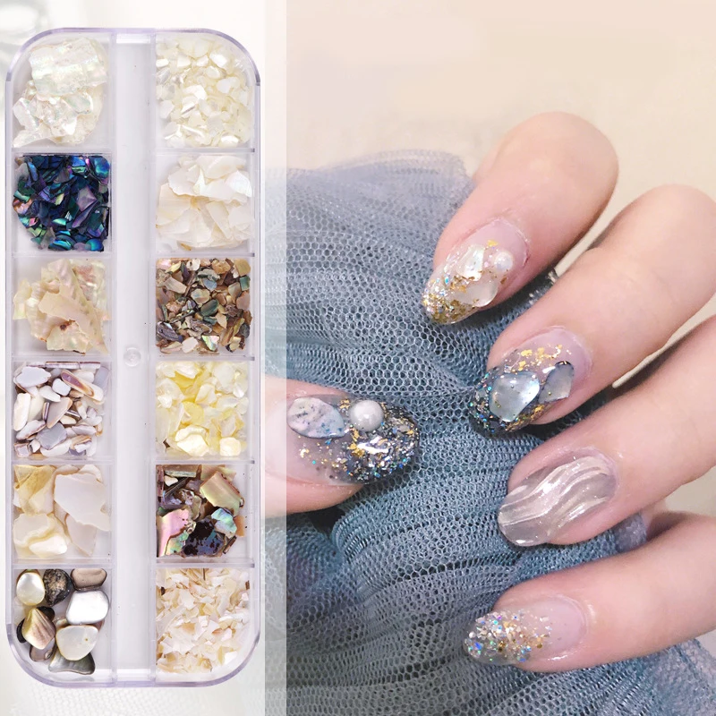 Nail Art Decoration Pearl Rhinestone Box Nail Crystal Stone Manicure Accessories Nail Rhinestone