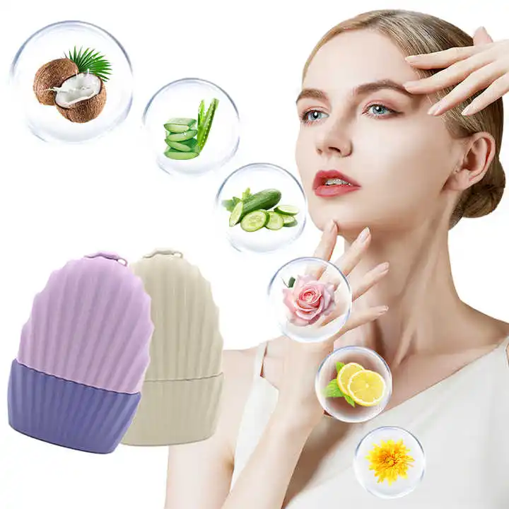 New Design Silicone Ice Mold For Face And Eye Beauty Ice Roller Face Massager Container Pod Skincare Ice Roller Globes