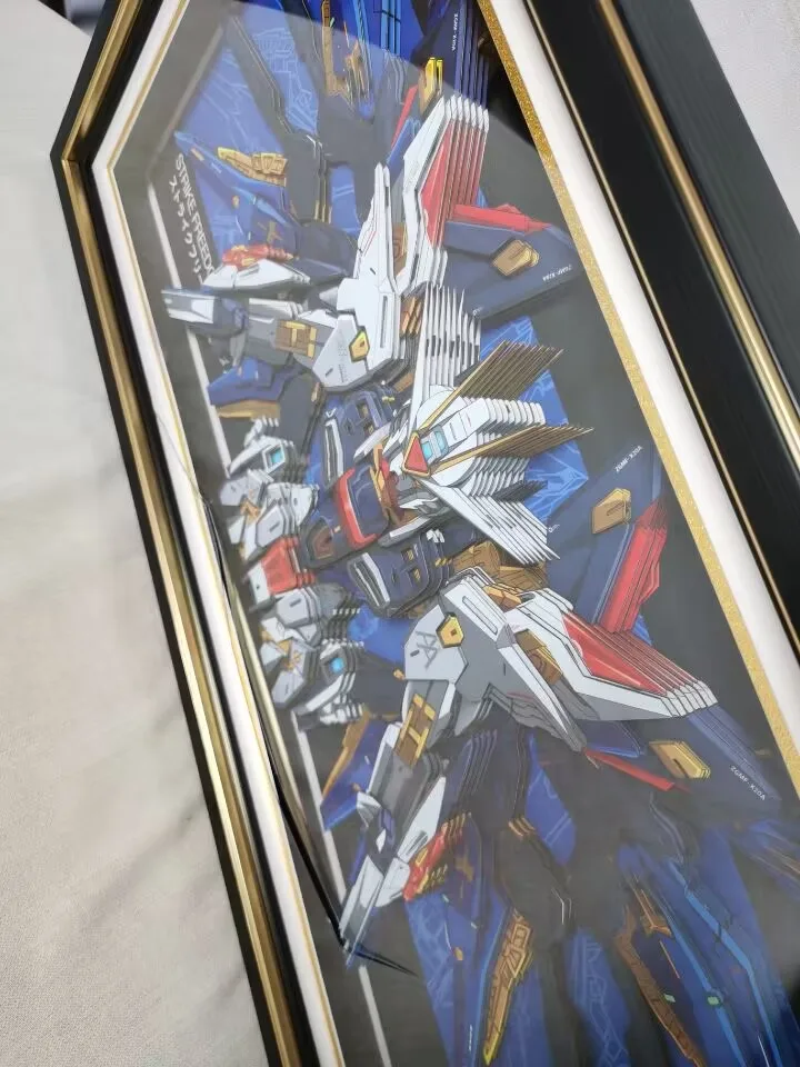 3D layered paper handcraft paint, custom personal memory photo wall decoration