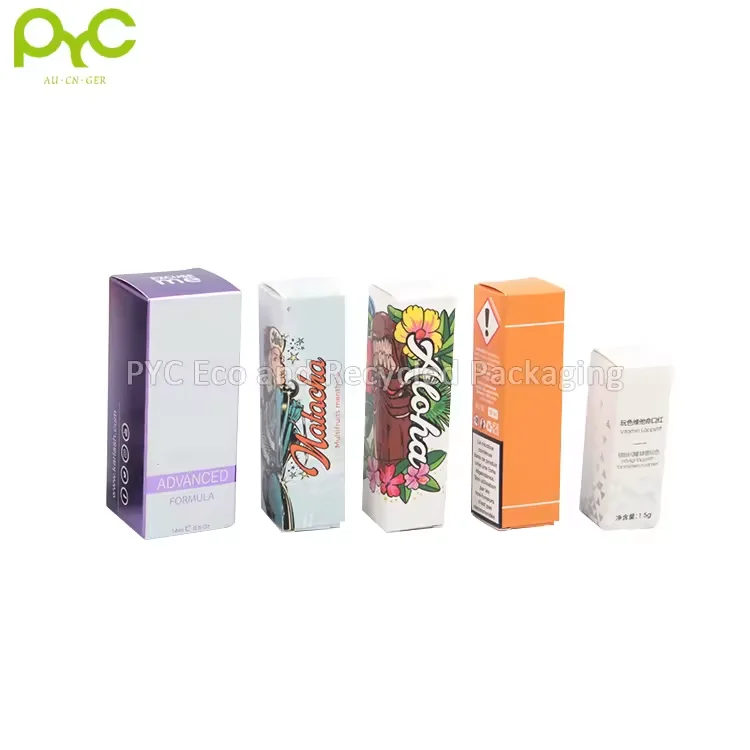 Wholesale Price Empty Paper Lipstick Perfume Packaging Boxes Small Cosmetic Bottle Gift Packaging Box