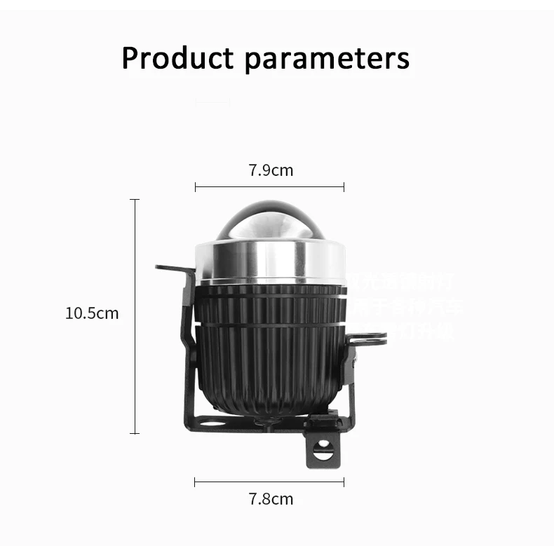 CQL 3inch 3000k 6000k iph projector fog lamp Bi Led Fog Light projector Lens for Toyota corolla honda accord cruze camry