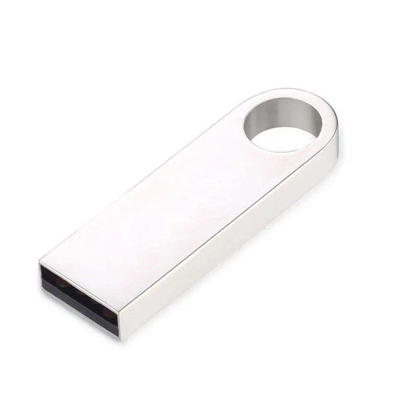 USB Flash Disk Drive 64GB 32GB 16GB 8GB 4GB Silver U Disk Custom Logo Promotional Gift
