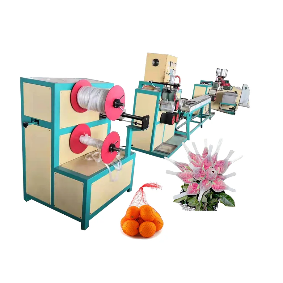 High Speed Bath Ball/Sponge Net Production Line Plastic Mesh Extrusion Line for Packing Fruit/Vegetable/toys