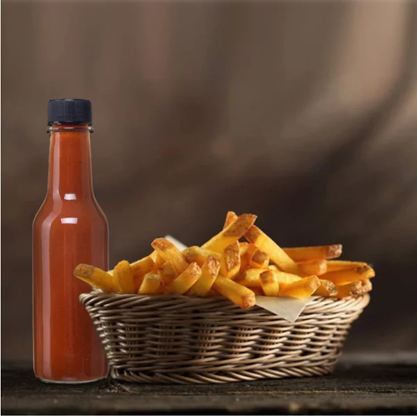 Wholesale 250 ml Salad Dressing Bottles 9oz Ketchup Sauce Glass Bottle 250ml
