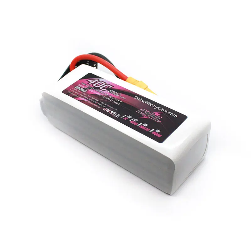 cnhl 5000mah 18.5v 5s 40c lipo battery  with xt90 plug