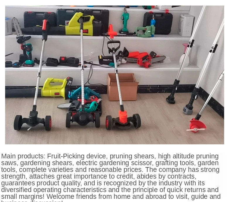 4 Inch Handheld Pruner Battery 24V Rechargeable Portable Mini Electric Chainsaw With Brushless Motor