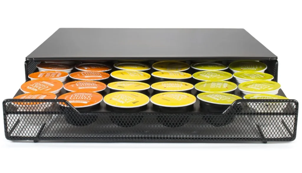 High quality 36pcs Dolce gusto coffee capsule pod storage holder drawer Koffie coffee holder coffee capsule display stand