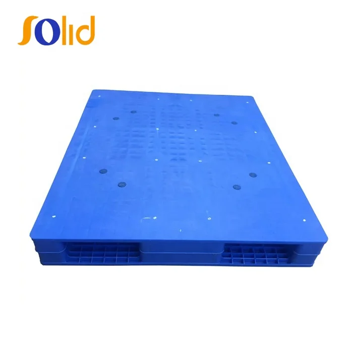 
1300X1100 Welded Flat Top Double Sides Plastic Pallet Steel Reinforced Pallets 