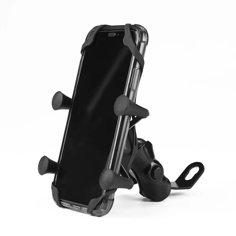 Adjustable Non-slip Soft Silicone Network For Motorcycle Bike Phone Holder