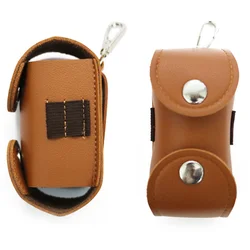 Low MOQ PU Leather Golf Ball Belt Pouch Customizable Golf Accessories Portable Travel Golf Balls Bag Holder Golfer
