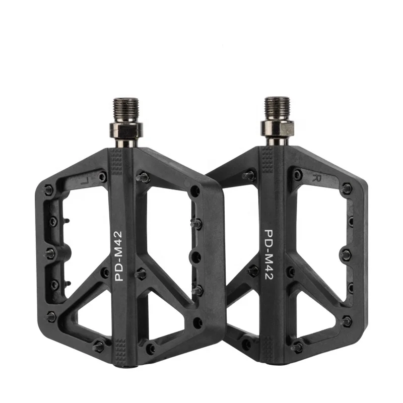 Новые горные BMX велосипедные педали на плоской платформе сверхлегкие нейлоновые волокна MTB горный