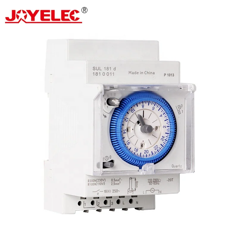High Quality 24Hours 15Min Timer Switch SUL181D 24 Hour Mechanical 230V