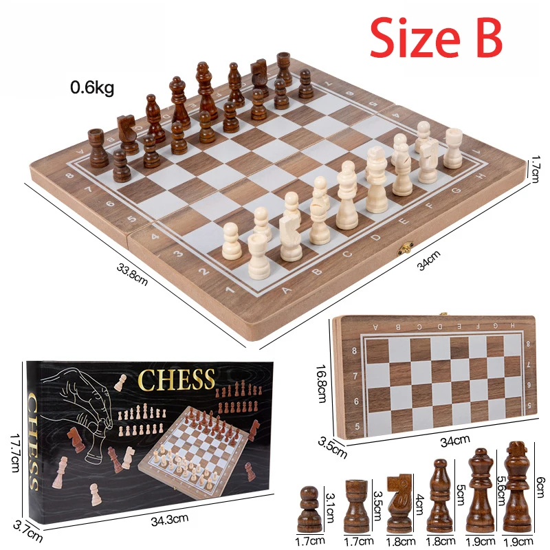 high-quality luxury ajedrez profesional board game handmade custom wooden chess board Large pieces wood Chess Set