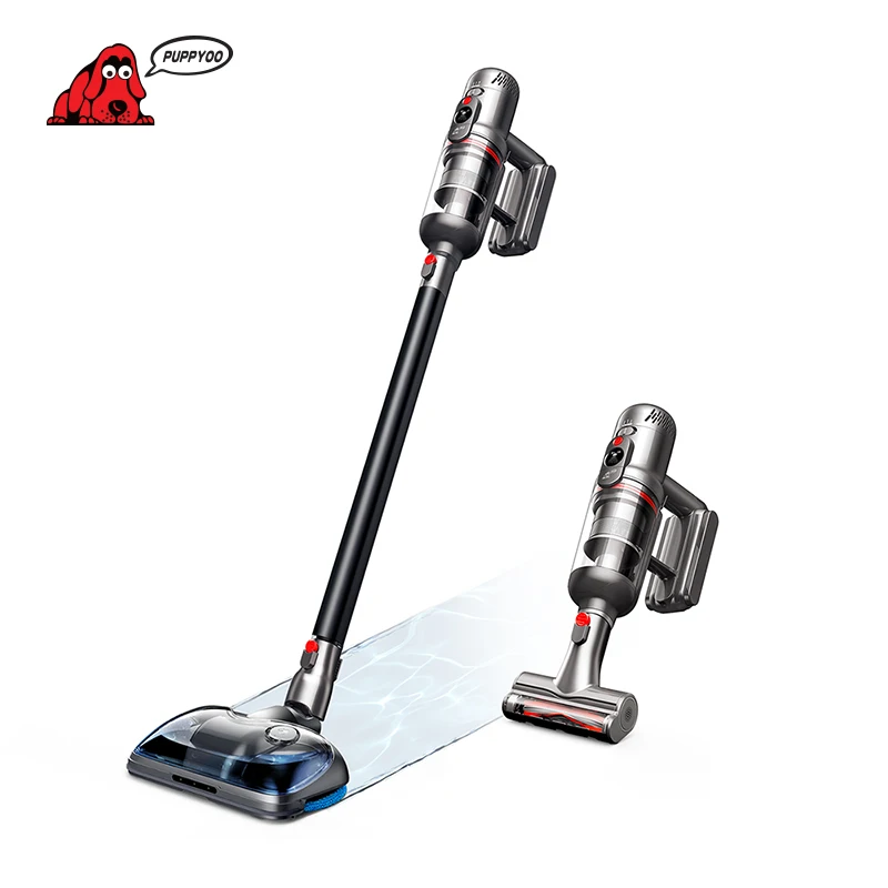 
Puppyoo T12 Plus Rinse Cordless Stick Vacuum Cleaner with Power Mop for Home 
