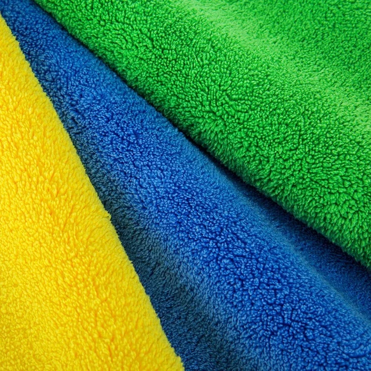 
1000gsm Plush Car Buffing Polishing Towel Microfiber Cleaning Cloth 